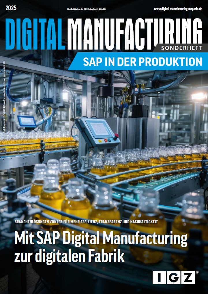 Beitrag zu top MES, der MES Lösung für SAP im Digital Manufacturing Sonderheft